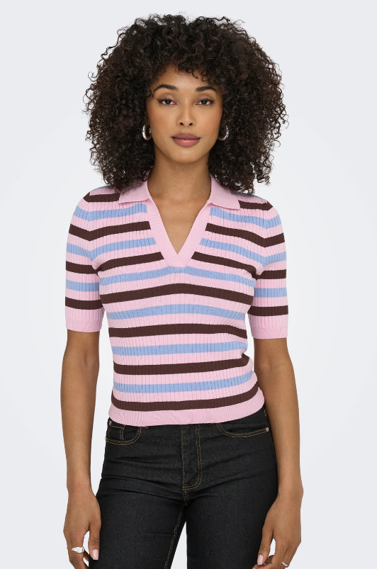ONLY Elie LS Polo Pullover
