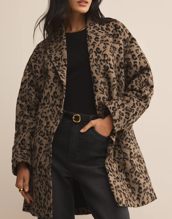 Z Supply Lennon Animal Coat