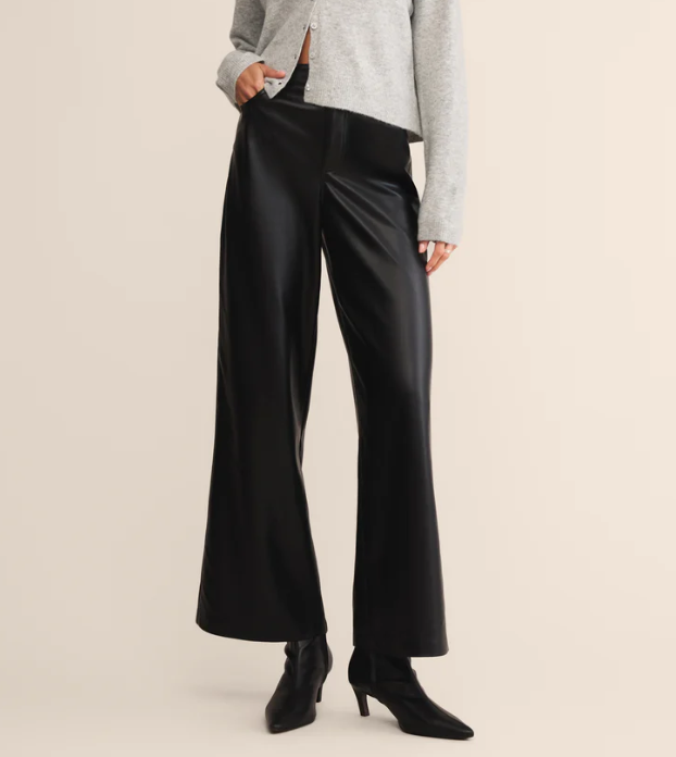 Z Supply Marli Wide Leg Leather Pant