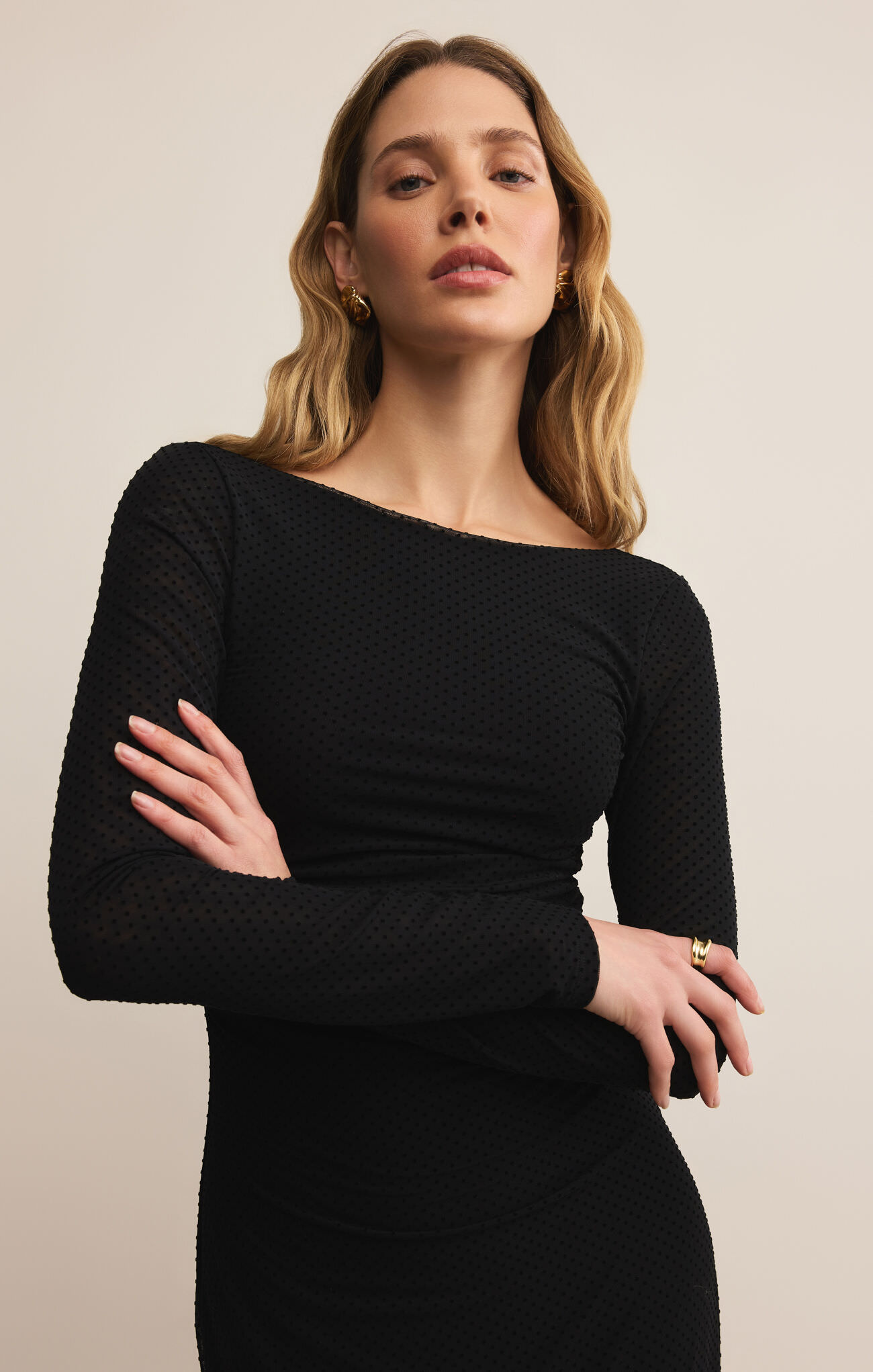 Z Supply Spellbound Mesh Midi Dress