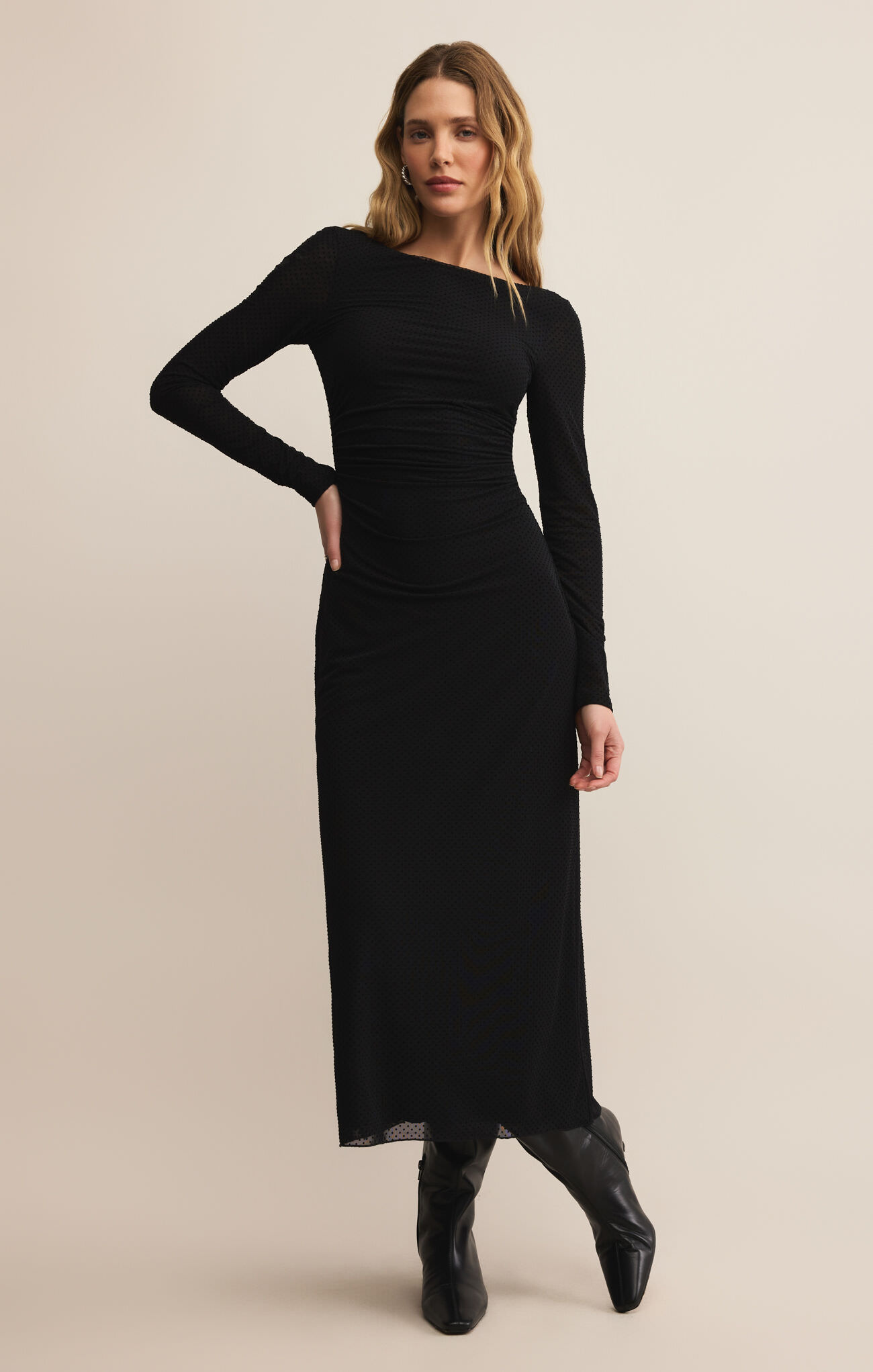 Z Supply Spellbound Mesh Midi Dress