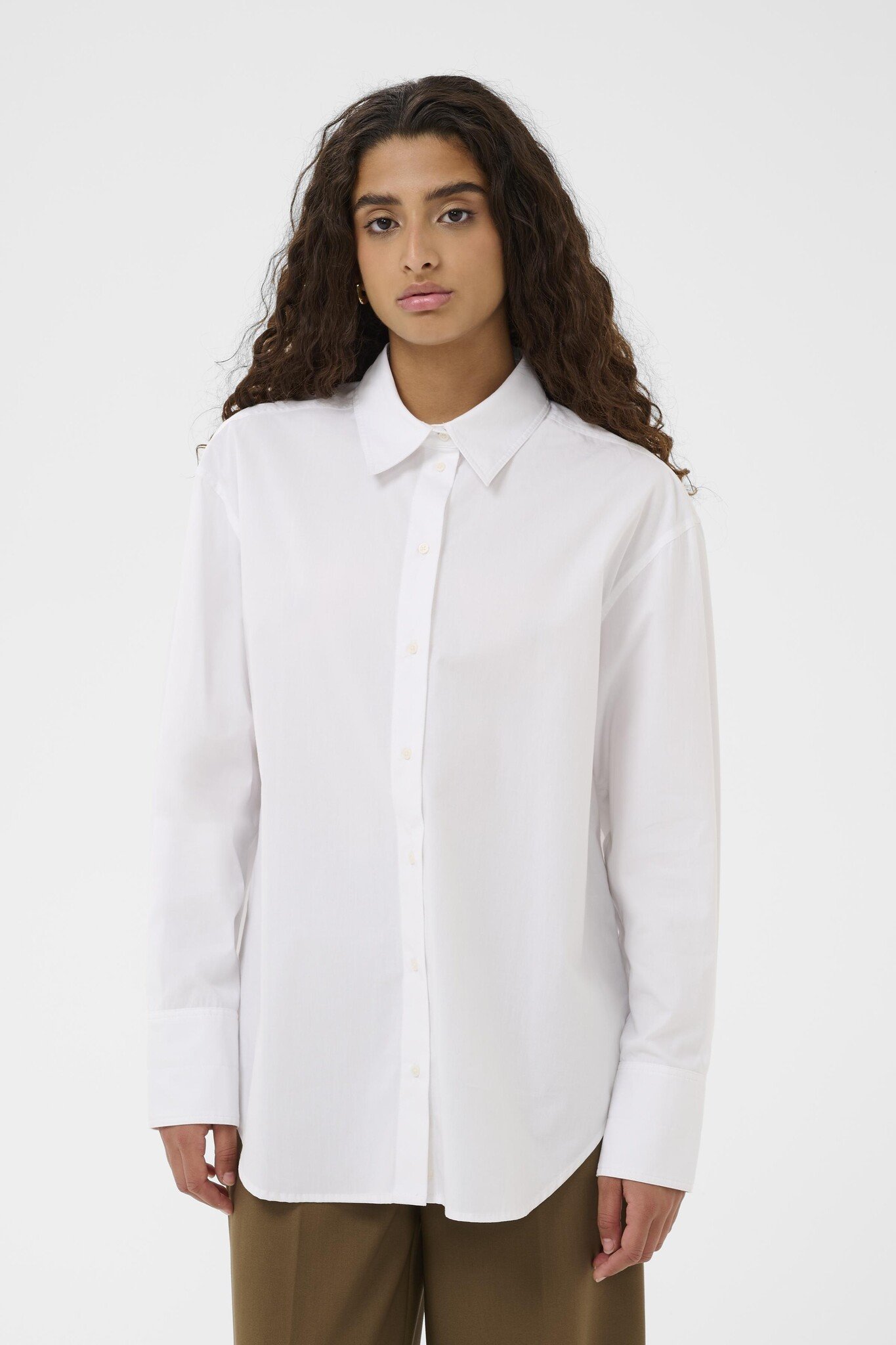 Soaked in Luxury Noelle Poplin Shirt