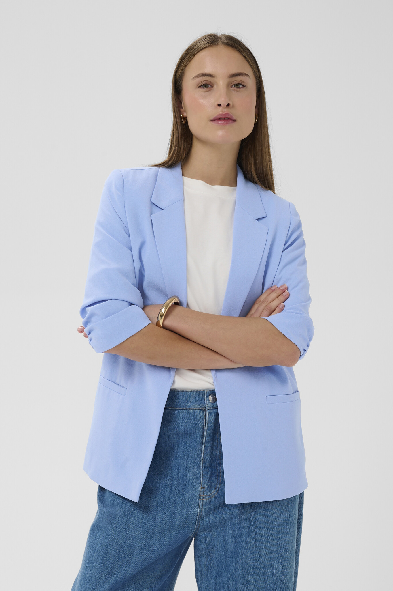 Soaked in Luxury Shirley Blazer 3/4 Sleeve