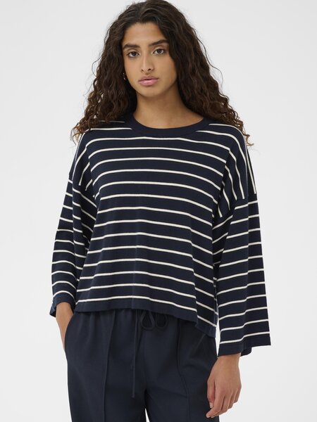 Soaked in Luxury Spina Boxy Crop Pullover