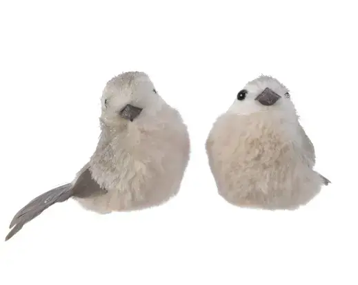 Glitter Feather Bird on Clip