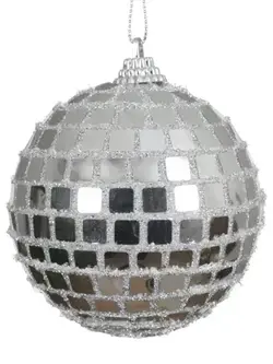 Glitter Mirror Bauble