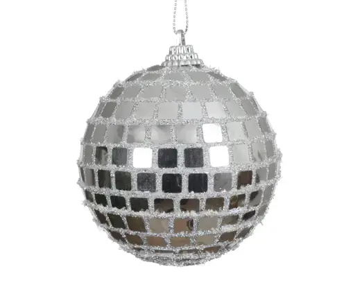 Glitter Mirror Bauble