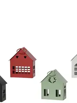 Iron House Ornament Assorted