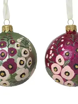 Floral Stem Bauble
