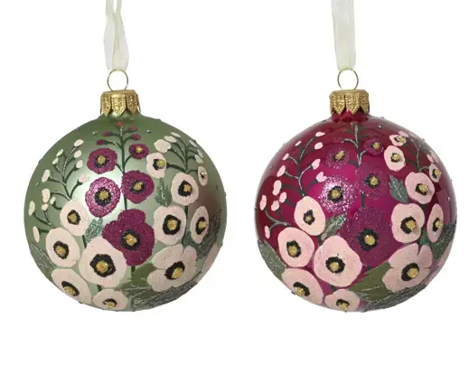 Floral Stem Bauble