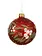 Leaf Floral Bauble Red