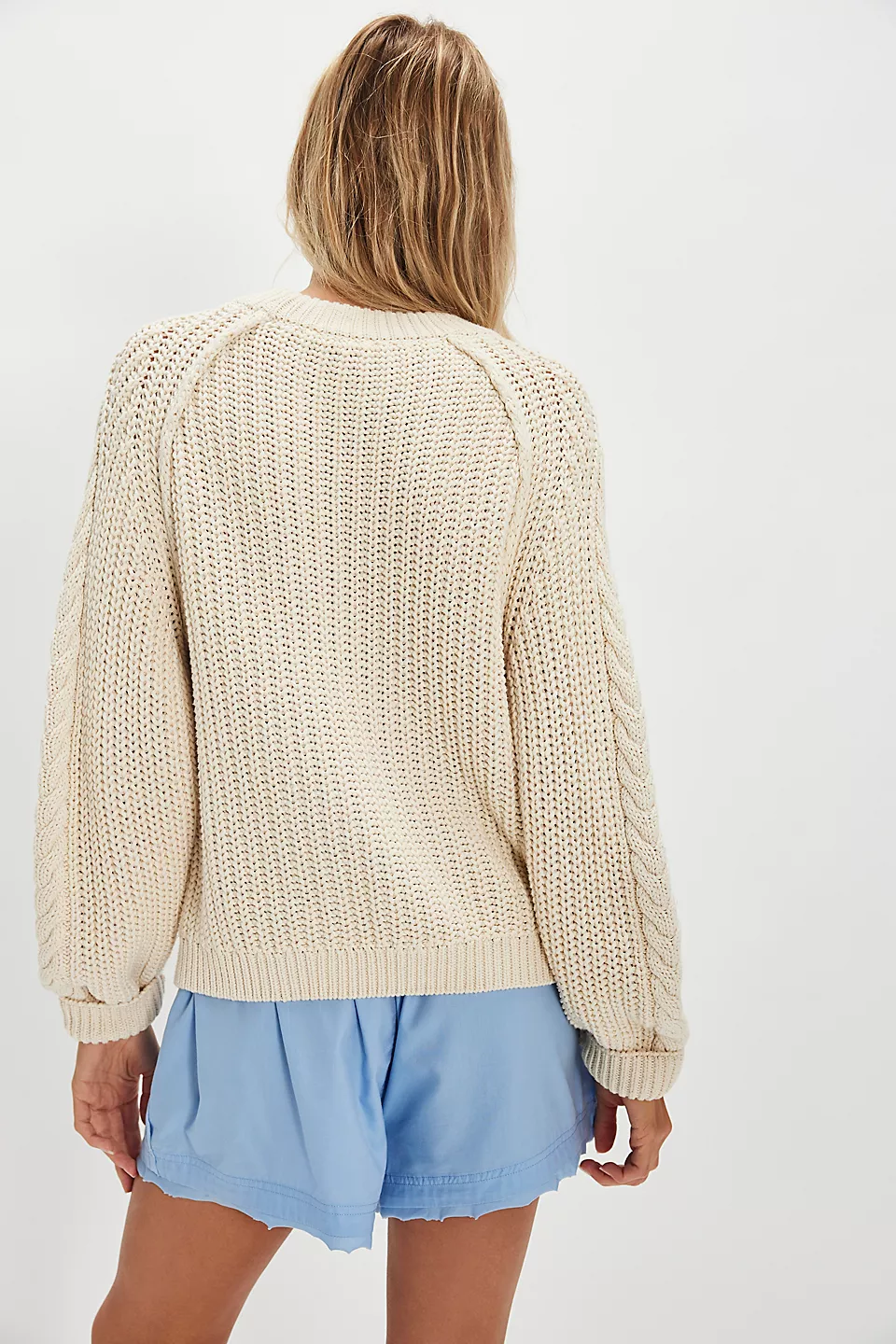 Free People Frankie Cable Sweater