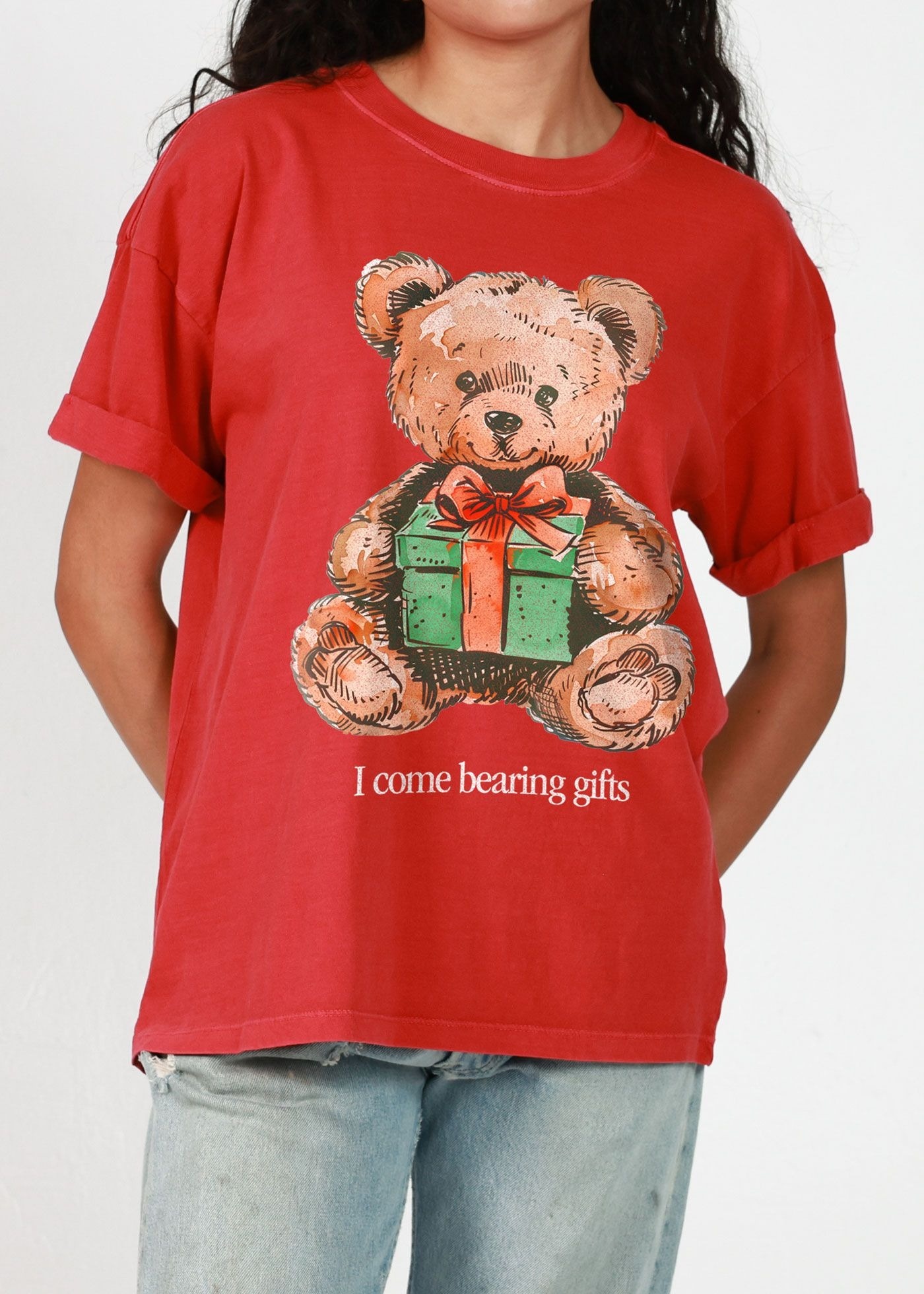 Girl Dangerous Bearing Gifts Boyfriend Tee