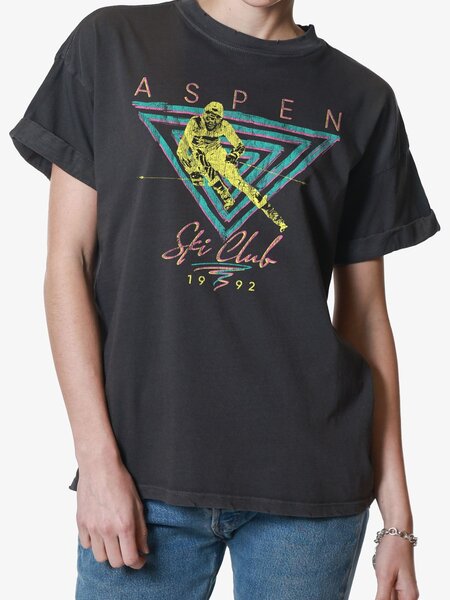 Girl Dangerous Aspen Ski Club Boyfriend Tee