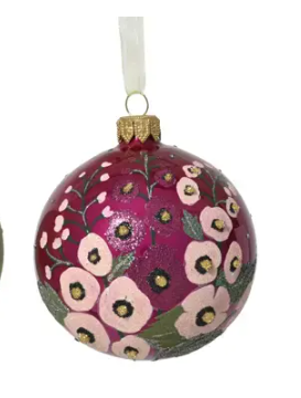 Floral Stem Bauble