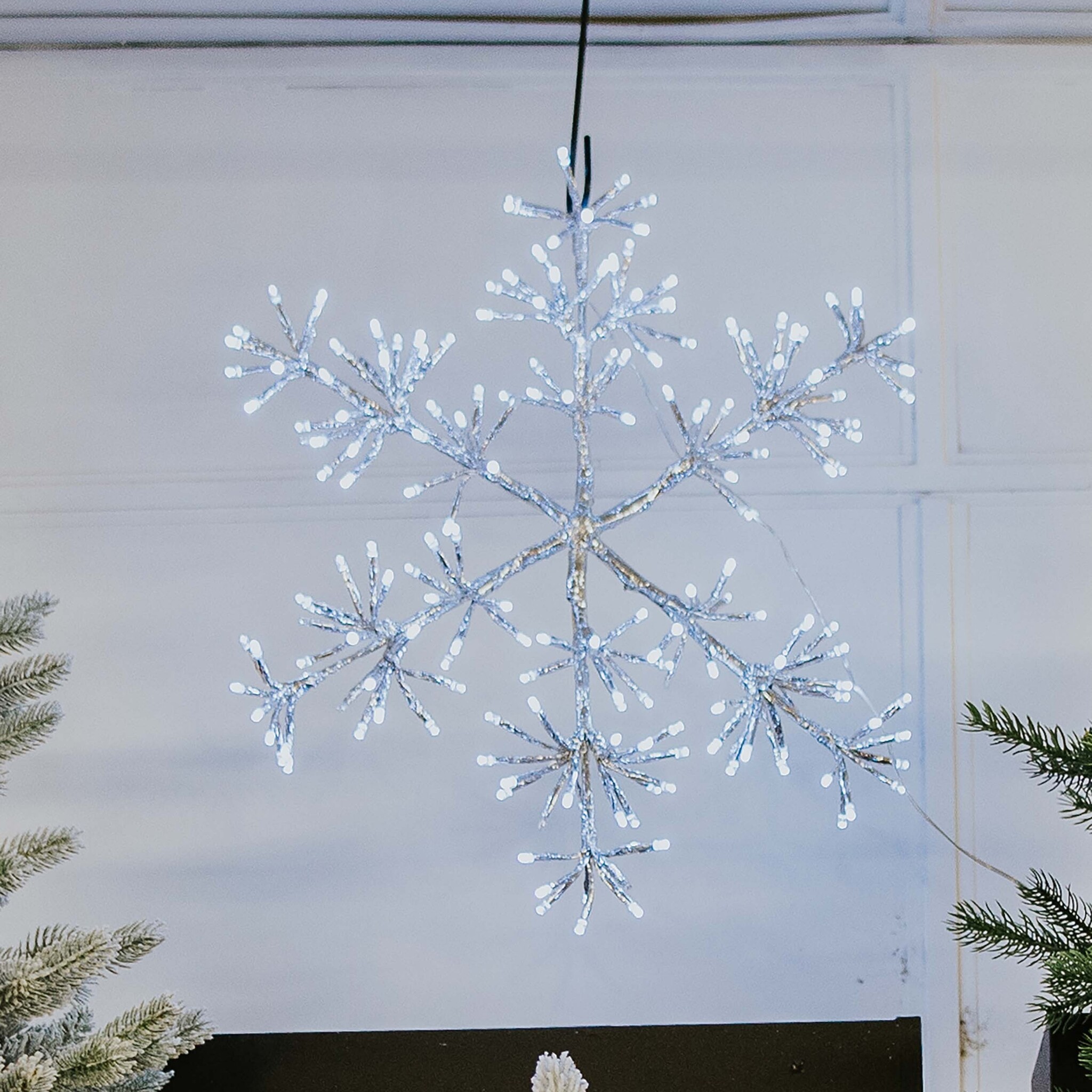 LED Snowflake Cool White 192L