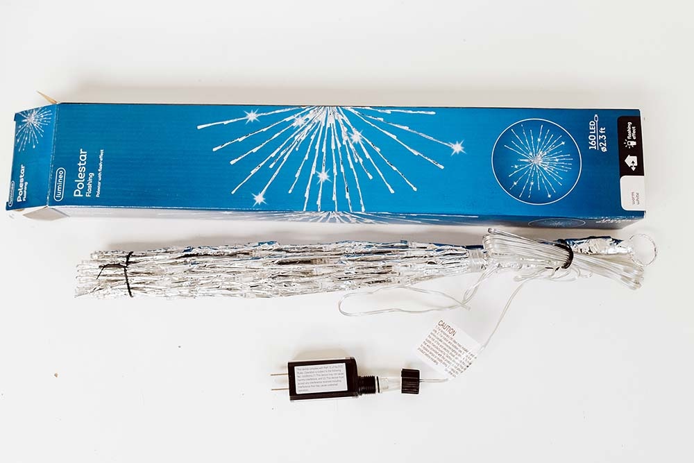 LED Polestar Flashing Lights Warm White 70cm-160L