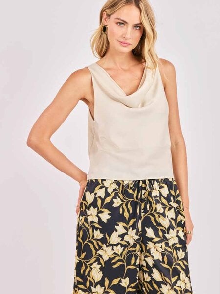 Sadie and Sage Last Night Cowl Neck Tank