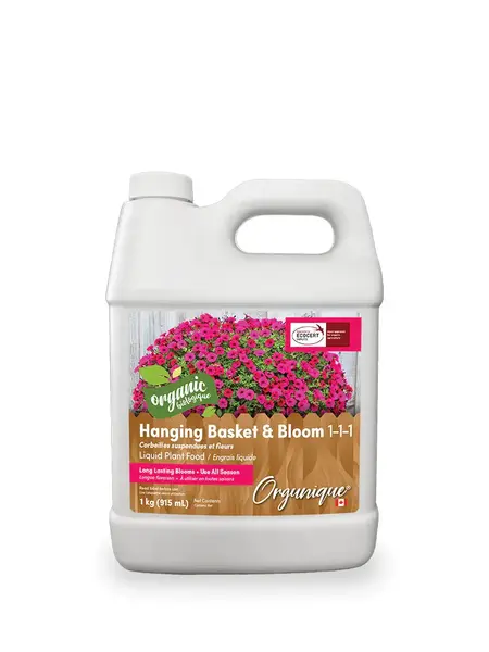 Orgunique Hanging Basket & Bloom Fertilizer 1-1-1