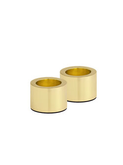 Candle Holder Taper Brass 2 Pack