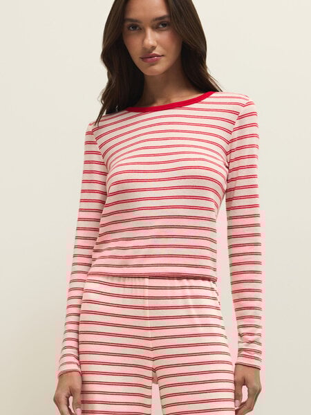 Z Supply Night In Stripes LS Top