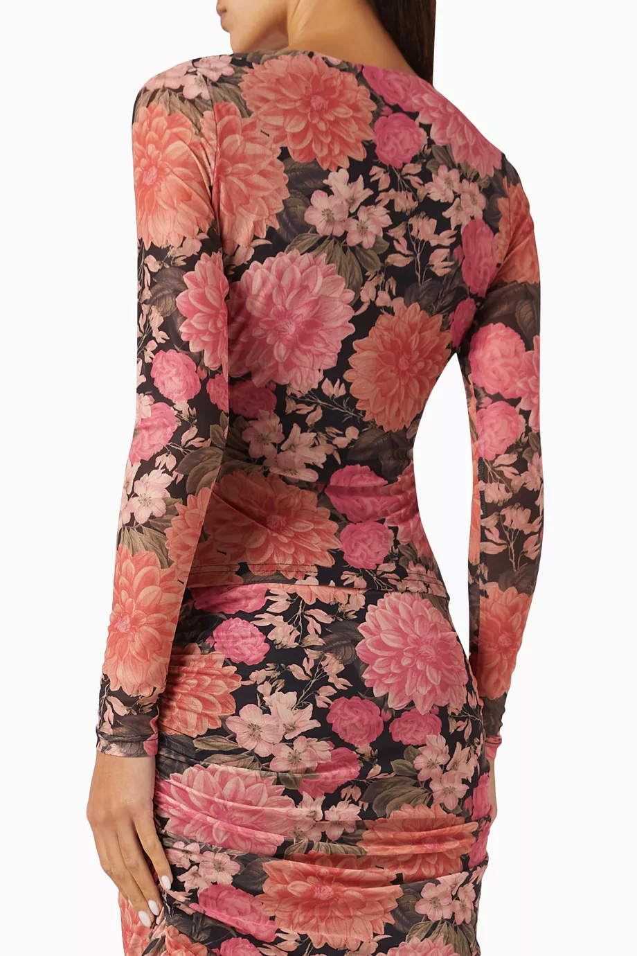 MinkPink Yvaine Mesh Wrap Top