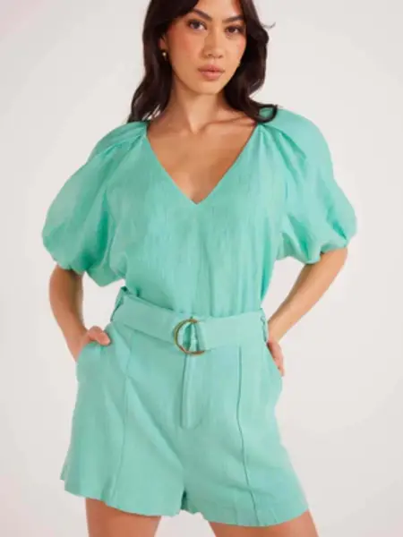 MinkPink Lois Belted Shorts