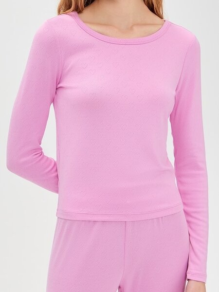 Z Supply Maison Pointelle LS Top