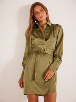 MinkPink Anissa Mini Shirt Dress