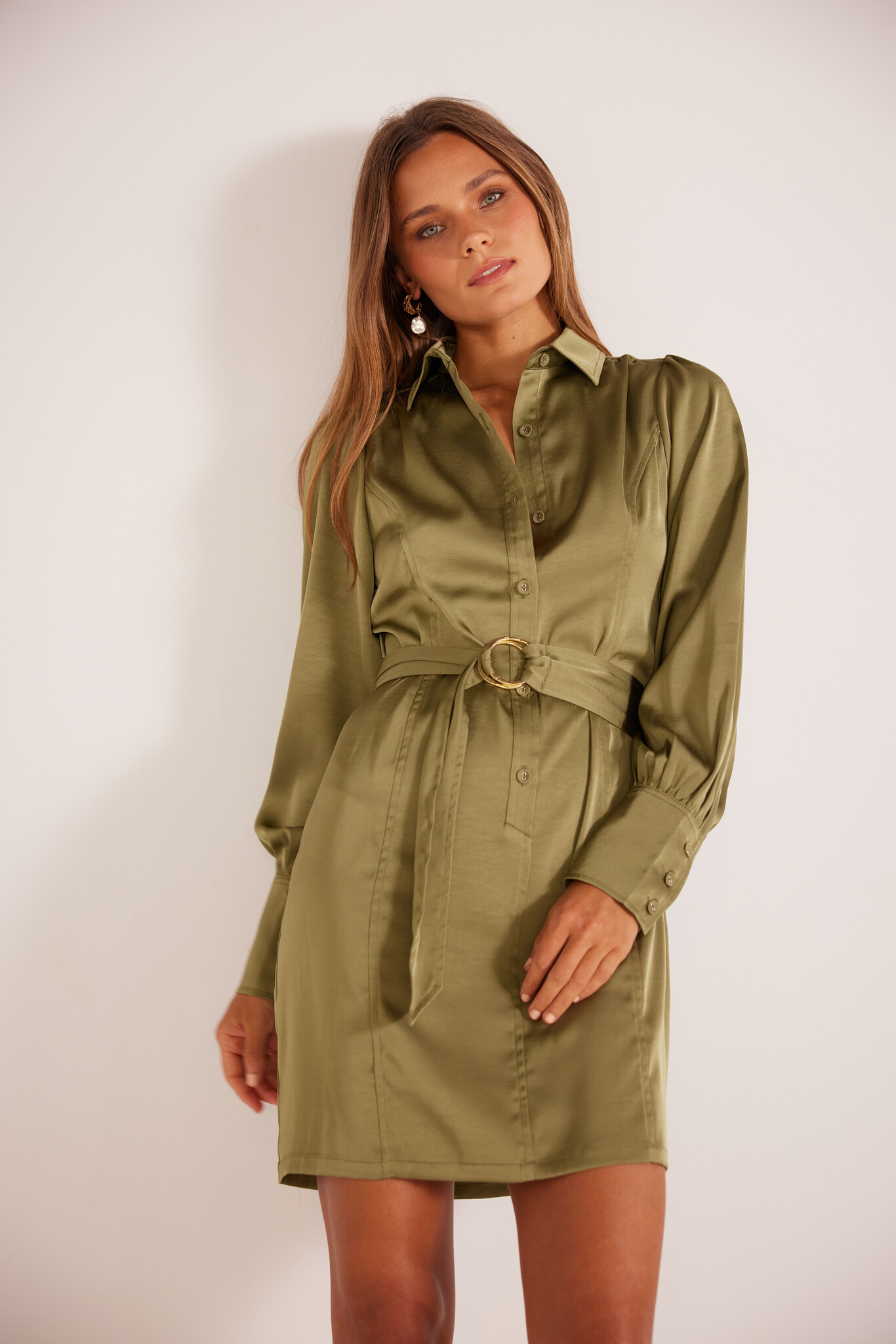 MinkPink Anissa Mini Shirt Dress