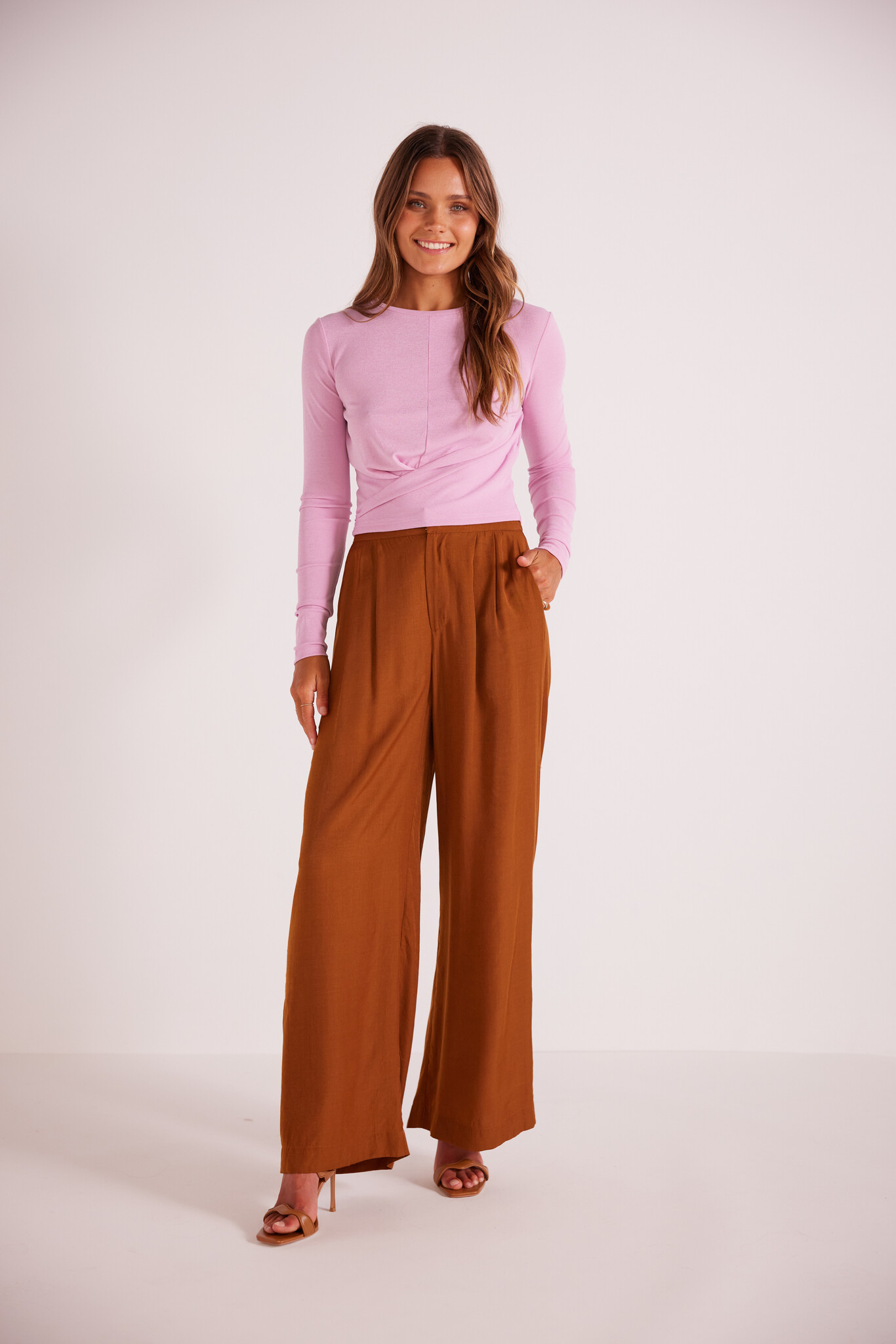 MinkPink Eva Wide Leg Pants