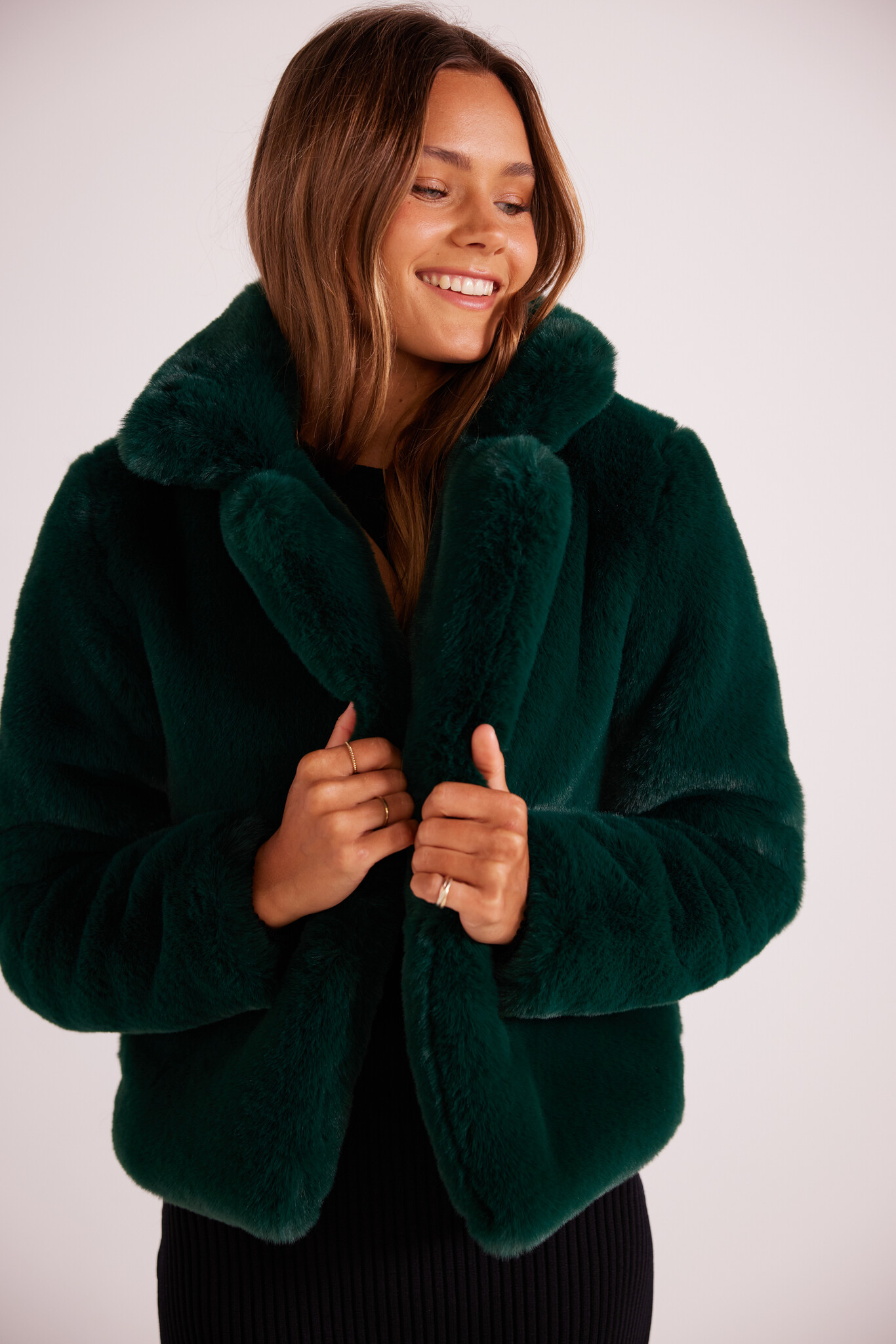 MinkPink Raquel Fur Jacket