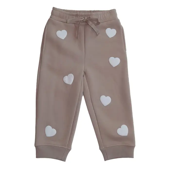 Brunette The Label Kids All Over Heart Jogger