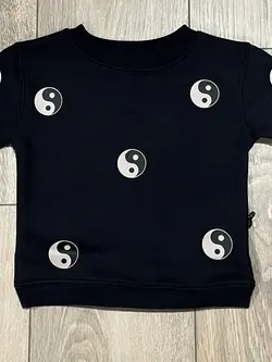 Brunette The Label All Over Yin Yang Core Crew