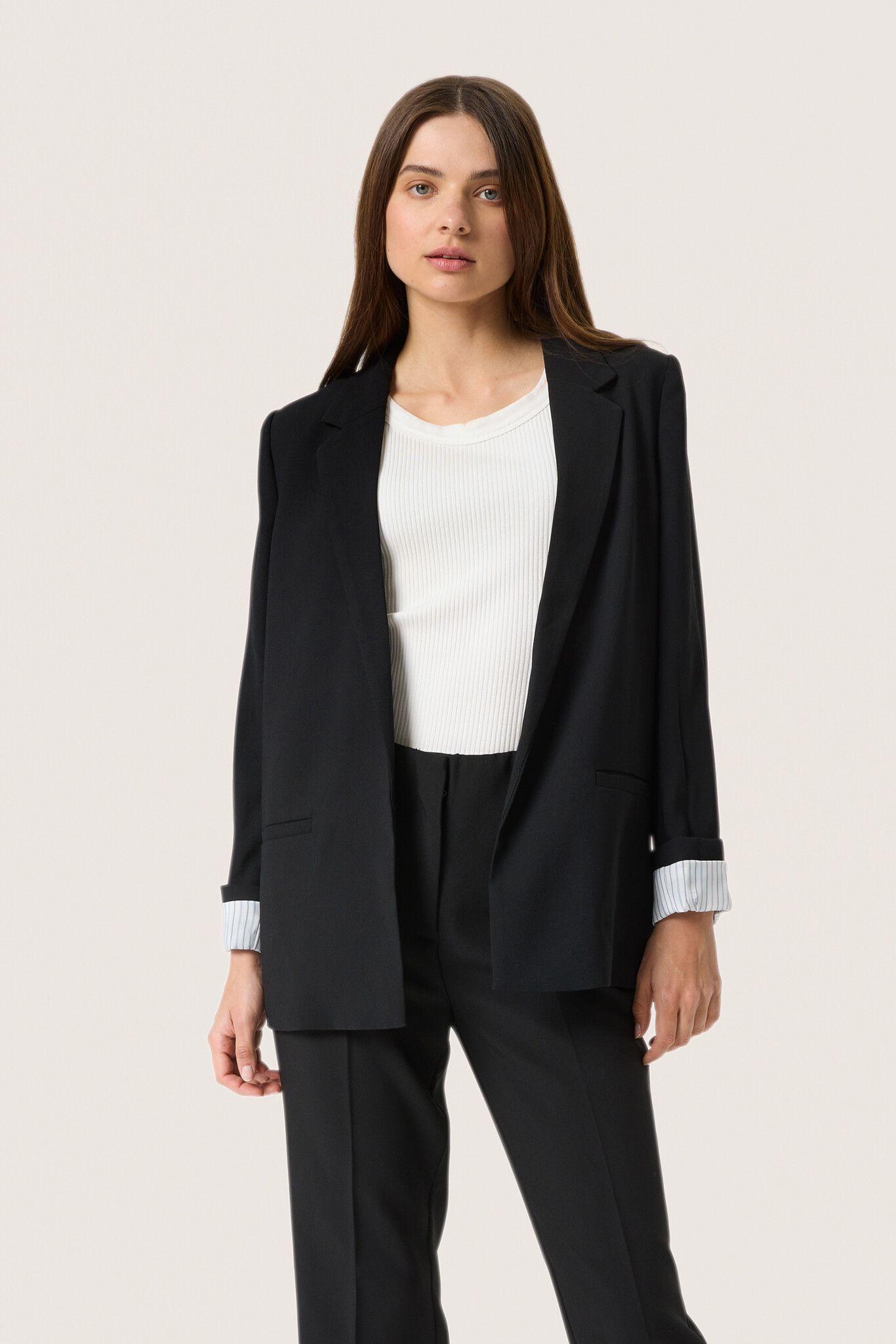 Soaked in Luxury Shirley Fold-Up Blazer