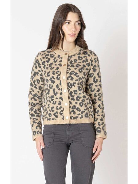 Dex Crewneck Patterned Cardigan