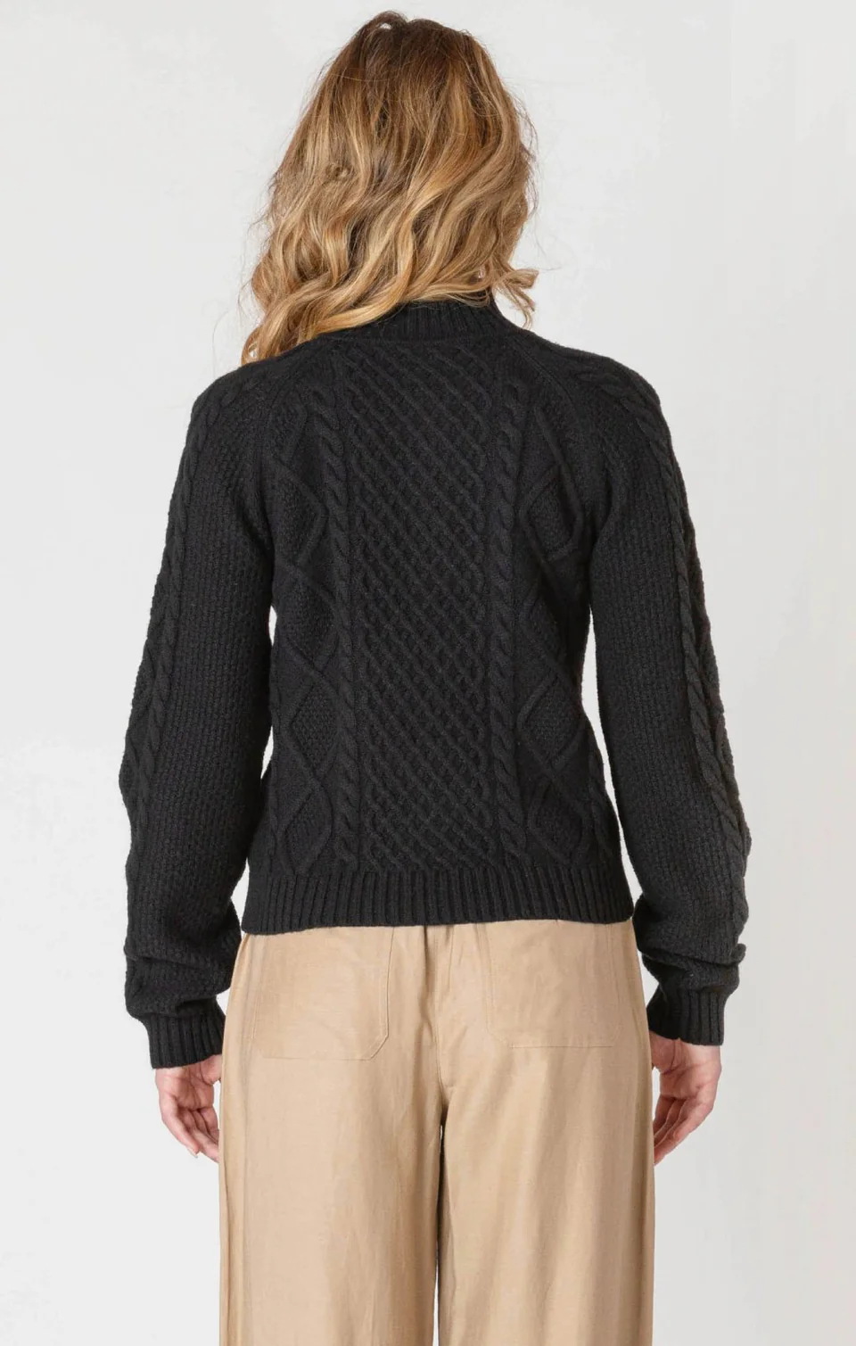 Dex Half Zip Cable Sweater