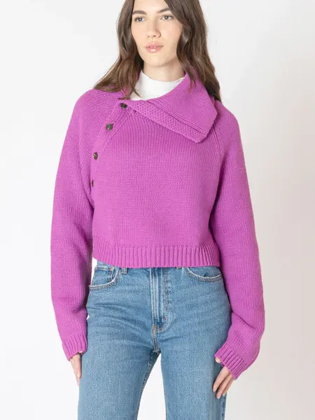 Dex Asymmetric Neckline Sweater