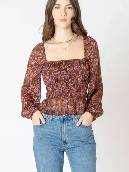 Dex Square Neck Blouse
