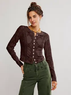 Free People Jae Knit Long Sleeve