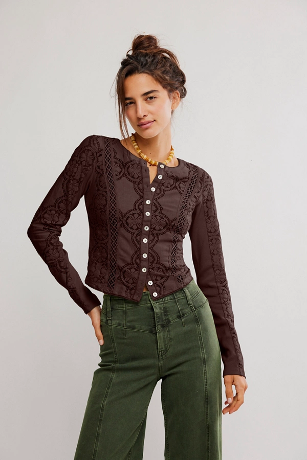 Free People Jae Knit Long Sleeve