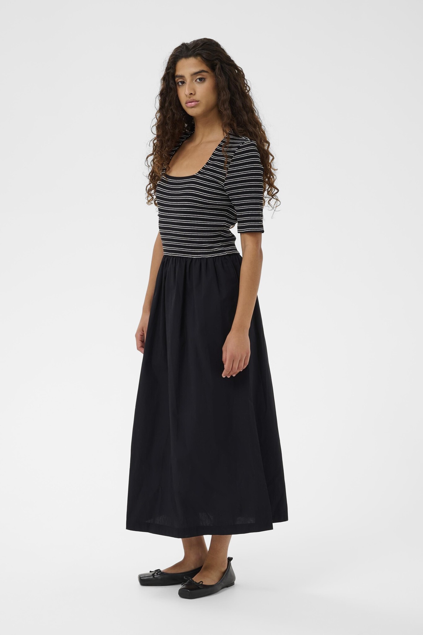 Soaked in Luxury Simone Striped Dress