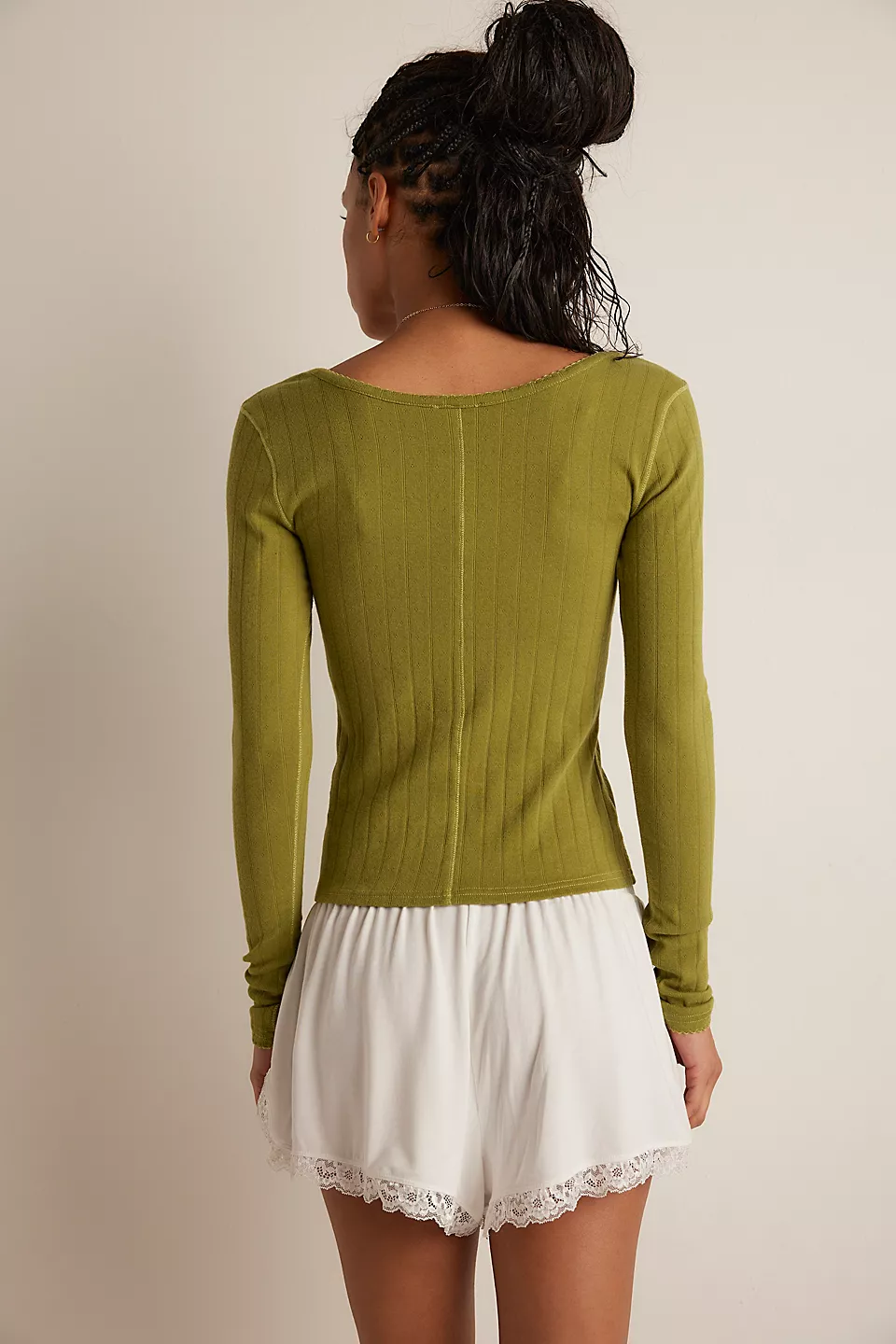 Free People End Game Pointelle LS