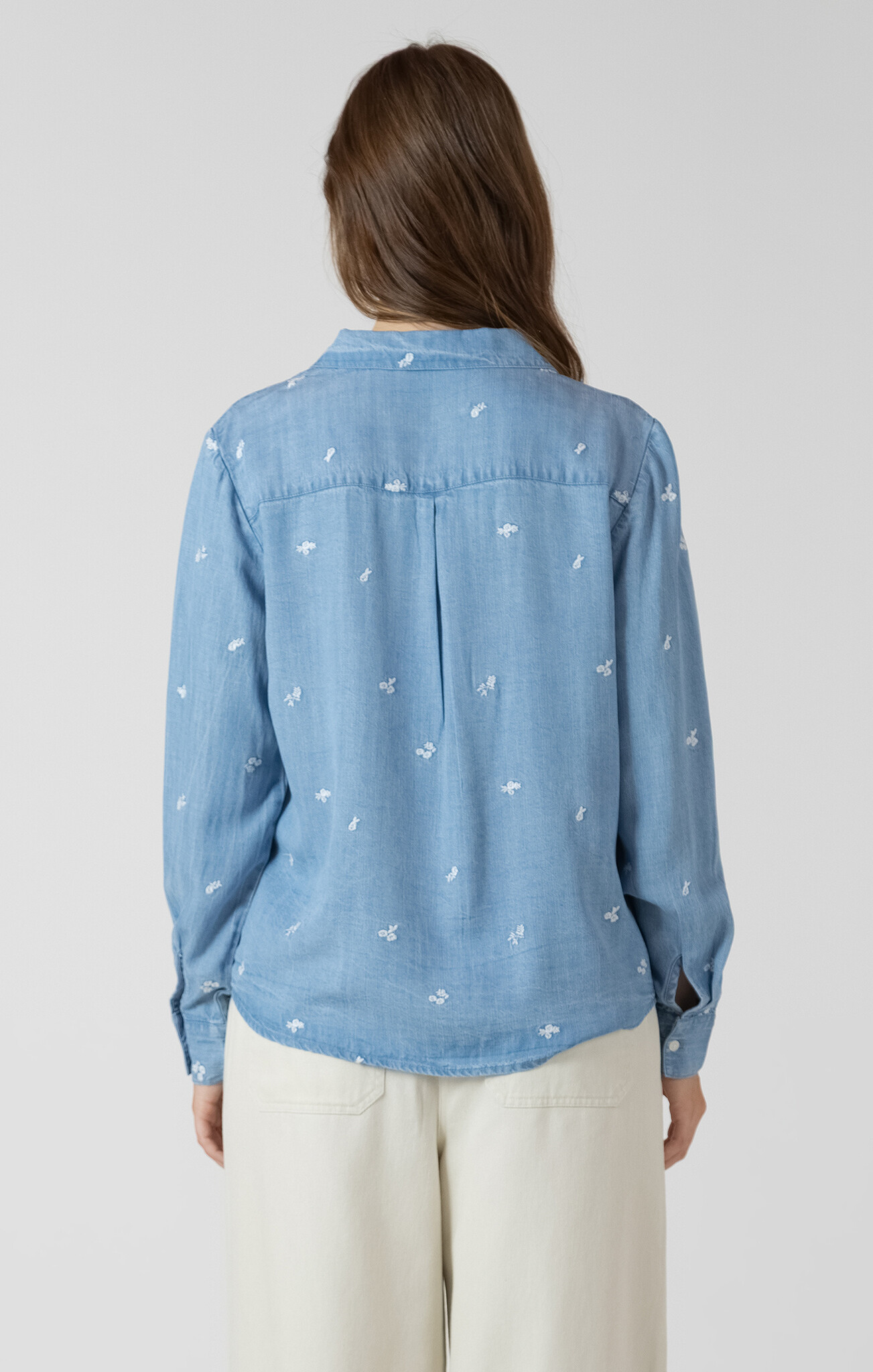 Dex Embroidered Button Front Shirt