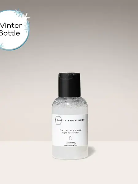 Beauty From Bees Face Serum Night Hyaluronic 2% Lactic 10% 2oz