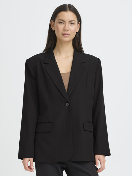 Ichi Fava Long Blazer