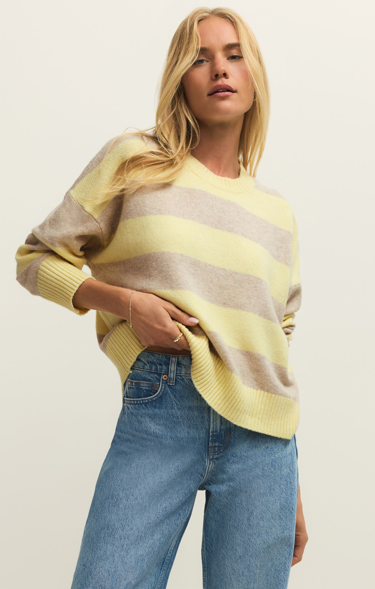 Z Supply Cirrus Stripe Sweater