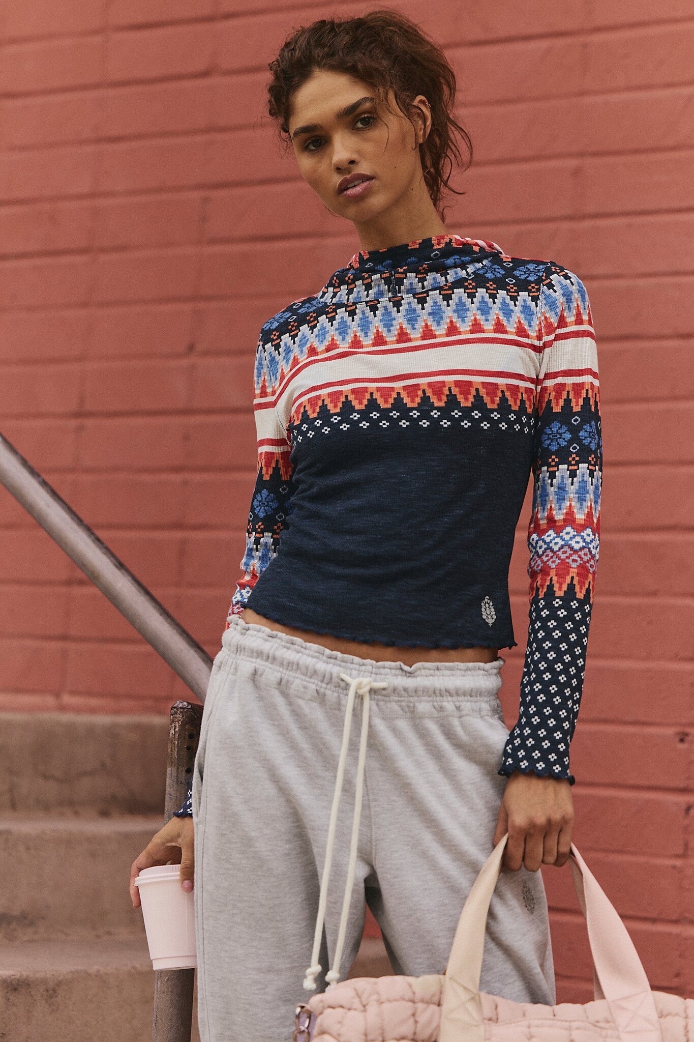 Free People Printed Breathe Easy Long