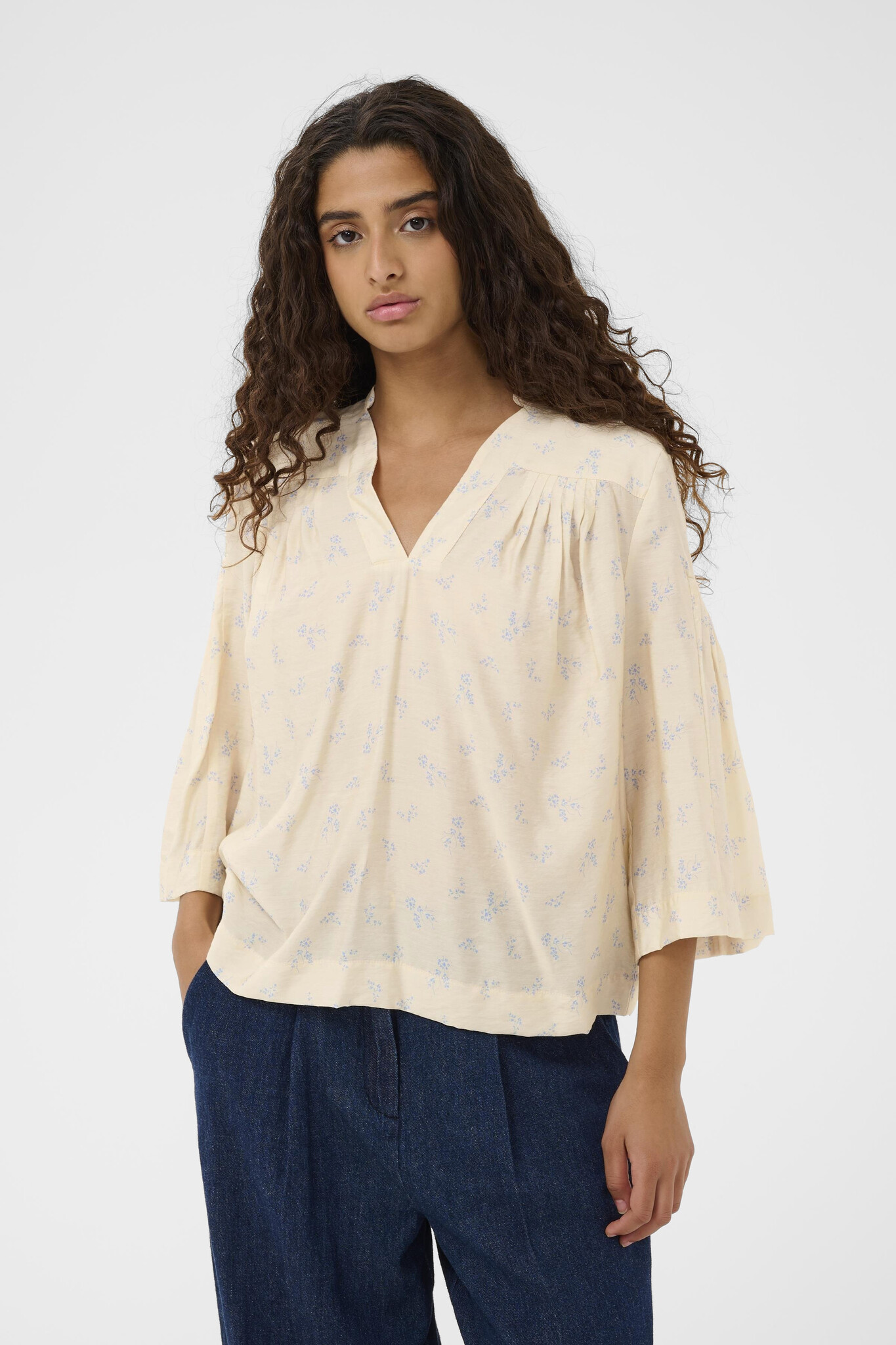 Soaked in Luxury Eneya Printed Blouse