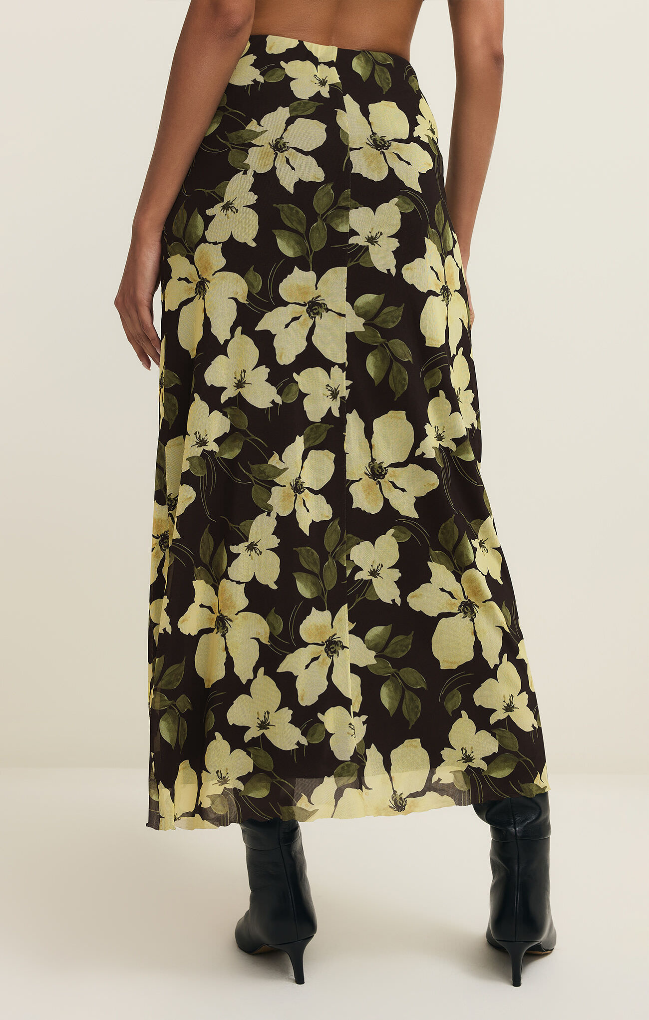 Z Supply Eda Ren Floral Mesh Maxi Skirt